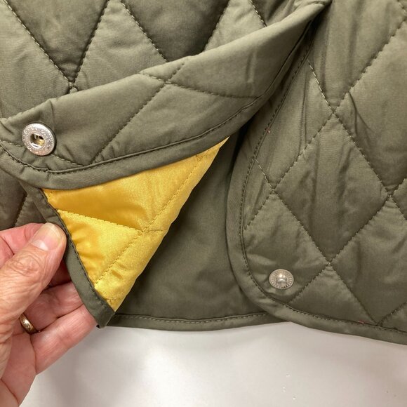 Lands' End Quilted Dory Jacket, Women's Size XL (18-20), Olive Green, Zip, NEW - Picture 8 of 11